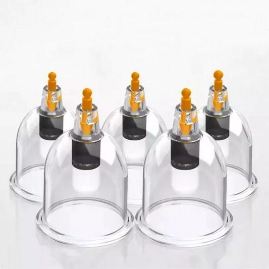 Plastic(PC AS) Vacuum Cupping Set hijama cups 1 to 8 Size of Single cupping hijama cups
