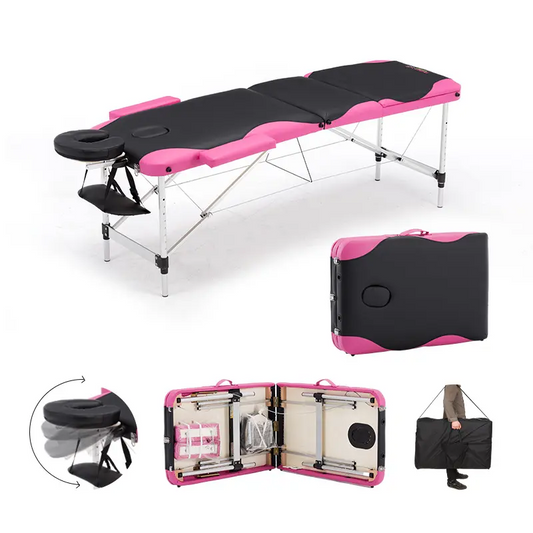 Height Adjustable Lightweight Portable Massage Bed Massage Table For SPA Beauty