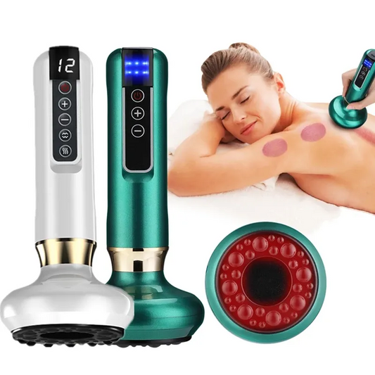 Rechargeable Magnetic Head Scraping Device Suction Body Electric Cupping Guasha Massager