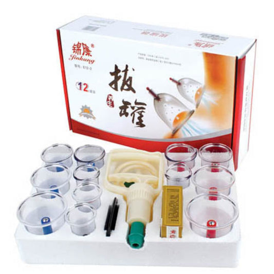Jinkang Vacuum Cupping Set 12 Cups